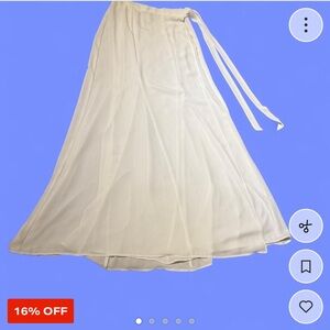 BCBGMaxAzria Crisp White Women's Maxi Skirt